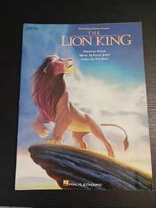 Walt Disney The Lion King Flute Sheet Music Song Book Elton John Tim Rice - Picture 1 of 14