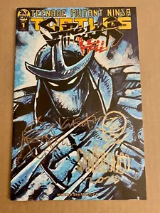 TMNT Shredder in Hell #1 IDW Limited Variant SIGNED Eastman Mutant Ninja Turtles - Picture 1 of 1