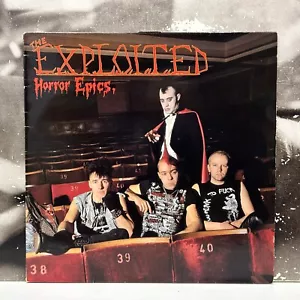 THE EXPLOITED – HORROR EPICS LP EX-/EX 1985 BELGIUM KONEXION KOMA 788012 - Foto 1 di 3