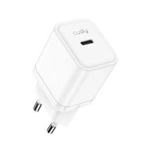 CUDY Ladegerät 20W USB-C Original Schnellladung Kompakt Weiß - Bild 1 von 1