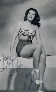 Foto Vintage Janis Paige Firmata - Foto 1 di 1