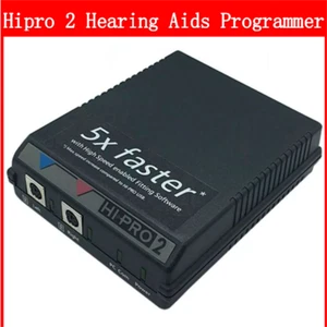 5X Hipro 2 Digital Hearing Aid Programming Machine Programmer 2 CS44 Cables - Picture 1 of 14