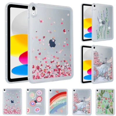For iPad 10th 9th 8th 7th 6th 5th Generation Shockproof Transparent Case Cover - Image 1 of 4