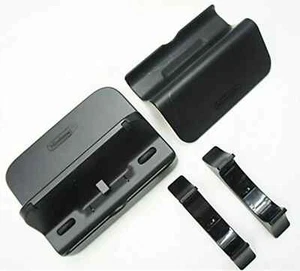 Gamepad Black Cradle / Stand / Console Holder For Wii U Very Good - Picture 1 of 3