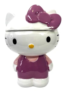 New Sanrio Hello Kitty Full Body Sculpted 3D Canister Cookie Snack Candy Jar - Picture 1 of 7