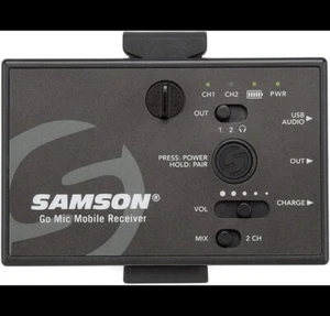 Samson Go Mic Mobile Professional Wireless Receiver System Dual Channel for GMM - Picture 1 of 3