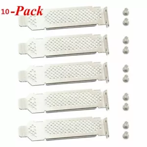 10 Pcs Low Profile Bracket for IBM M1015 LSI 9260-8i 9211 9261 9271 HP P420 P410 - Picture 1 of 3