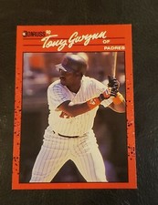 1990 Donruss Tony Gwynn #86 ERROR Card No Period after Inc - San Diego Padres