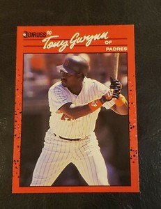 1990 Donruss Tony Gwynn #86 ERROR Card No Period after Inc - San Diego Padres