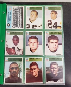 1966 Philadelphia Pittsburgh Steelers Trading Cards - Bild 1 von 4