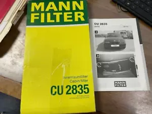BMW Cabin Filter MANN CU 2835 NEW - Picture 1 of 3