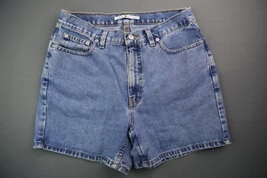 Vintage 1990's Women's Tommy Hilfiger Jean Shorts High Waist Size 31 Zipper Fly - Picture 1 of 7