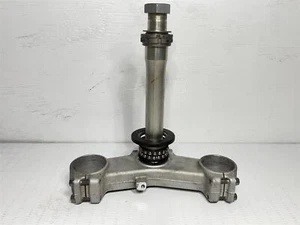 2009 Kawasaki Ninja ZX6R Triple Clamps OEM Bottom Lower Tree Clamp ZX-6R - Foto 1 di 8