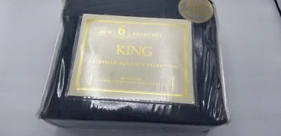 Fairfield Square Collection 6 Piece Sheet Set King NEW - Image 1 of 4