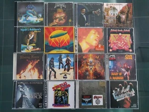 16 X Heavy Metal Hard Rock CD Bundle Led Zeppelin Motorhead Hendrix Sabbath - Foto 1 di 12