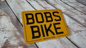 7x5 Bike Show Parking Marker Novelty Sign Reflective Plate  Motorbike Motorcycle - Picture 1 of 5