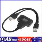 2Pcs Usb 2.0 To Sata Adapter For 2.5 Inch Ssd Hard Disk Drive Converter Cable