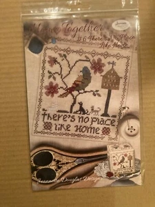 Jeannette Douglas There's No Place Like Home Cross Stitch Chart 6 Home Together - Picture 1 of 2