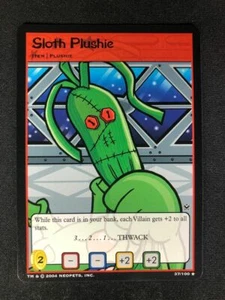 Neopets TCG Sloth Plushie 37/100 Return of Dr Sloth Item Non Holo Rare - Imagen 1 de 2