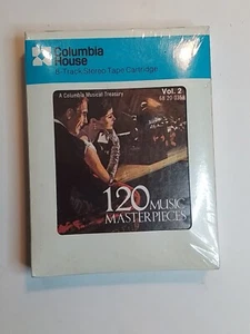 8 Track 120 Music Masterpieces Volume 2 Sealed - Picture 1 of 5