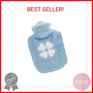 Hot Water Bottle, 500ml Small Hot Water Bottle with Cover Warm Water Bag with So - Picture 1 of 2