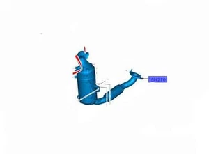 GENUINE FORD MONDEO IV 1.6 TDCi 02.11-09.14 115HP CAT & PARTICLE FILTER 1767052 - Picture 1 of 1