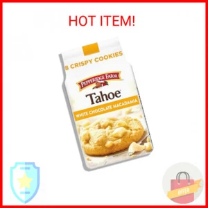 Pepperidge Farm Tahoe Crispy White Chocolate Macadamia Nut Cookies, 7.2 OZ Bag ( - Picture 1 of 2