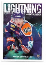 2019-20 Finnish League Cardset Lightning and Thunder #13 Anton Levtchi Panthers