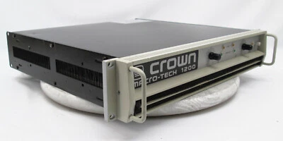 Crown Macro-Tech 1200 Two-Channel Power Amplifier #532 - Image 1 of 4