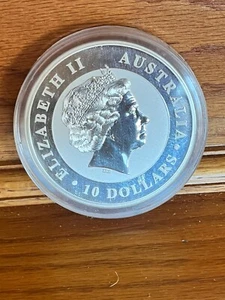 2013 Australian .999 Fine SILVER 10oz (311 Grams) KOALA Coin Bullion High Relief - Picture 1 of 3