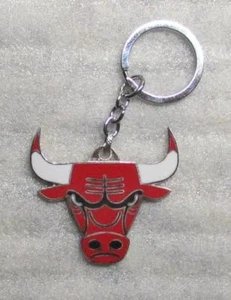 NBA Chicago Bulls Metal Basketball High Quality KEY CHAIN Ring Keychain NEW - Picture 1 of 2