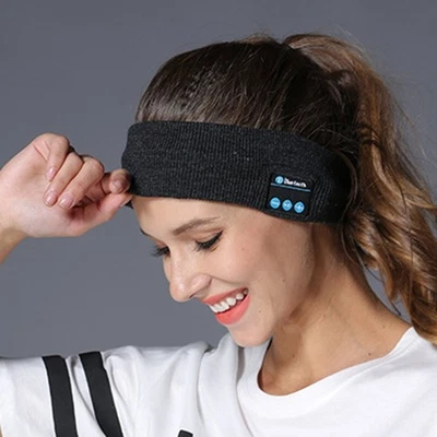 2025 Bluetooth Sports Sleeping Headband Earphones Wireless Music Eye Mask - Image 1 of 4