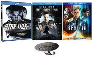 Star Trek Trilogy Star Trek / Star Trek Into Darkness / Star Trek Beyond 3 Disc - Picture 1 of 5