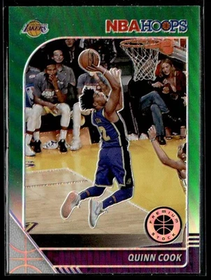 2019-20 Hoops Premium Stock Green Prizm Quinn Cook #267 TS1 - Image 1 of 2