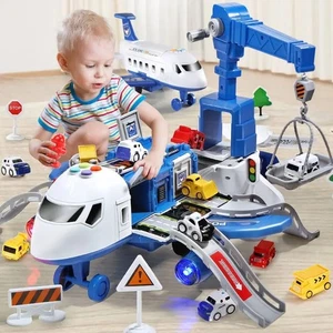 Airplane Large Inertia Passenger Plane Diecast Battery Operated  Toy for Kids - Picture 1 of 8