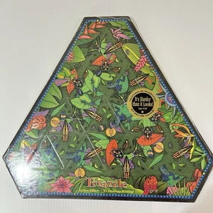 Triazzle Puzzle 16-Piece Rainforest Bugs Frogs Birds Dan Gilbert Brain Teaser - Picture 1 of 6