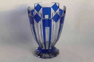 Vase en cristal taillé Val St Lambert Art déco (57120) - Picture 1 of 5