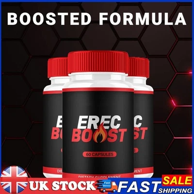 Erec Boost Pills, Maximize Energy, Vitality & Stamina 60-Capsules’1-3 PACK