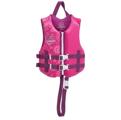Chaleco salvavidas Connelly rosa niño 30-50 libras Foto 1 de 4