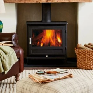 Chesneys Salisbury 8 Wide Screen 8kW Stove Glass - 397mm x 288mm HD Quality - Picture 1 of 3