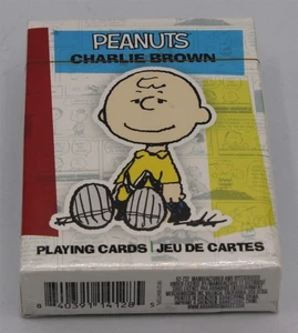 Peanuts Charlie Brown Playing Cards Poker Size New - Picture 1 of 2