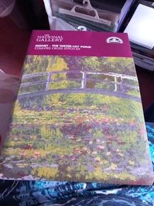National Gallery Monet-Water-lily Pond Cross Stitch Kit - Picture 1 of 2