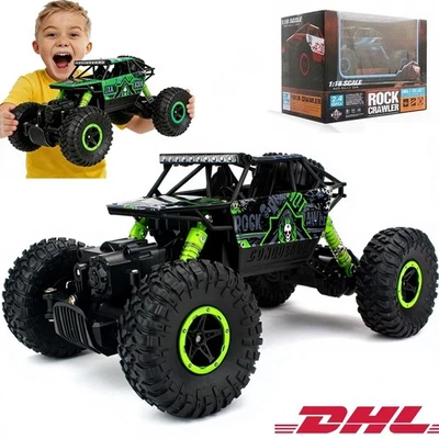 MARKENLOS RC Allrad 4WD Rock Crawler 2,4 Ghz Ferngesteuertes Auto Monster Truck DHL
