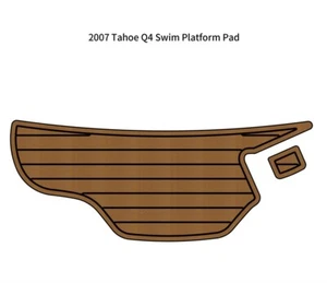 2007 Tahoe Q4 Swim Platform Step Mat Boat EVA Foam Faux Teak Deck Flooring Pad - Picture 1 of 18