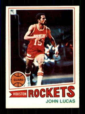 1977-78 Topps #58 John Lucas NM/NM+ RC Rookie Rockets 522690 - Image 1 of 2