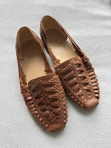 Nisolo Sandalen Damen 8 Huarache Leder Slipper geflochten Schuh nachhaltig braun - Bild 1 von 7