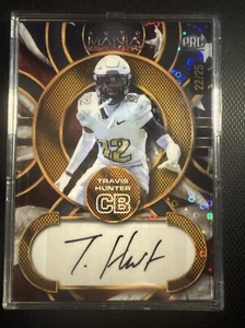 2024 Wild Card Auto Mania Travis Hunter /25 RC Flag SP Colorado Heisman Auto - Picture 1 of 3