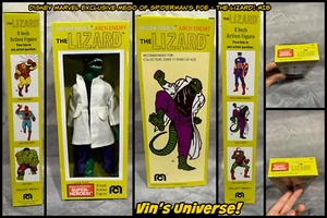 Disney Exclusive Marvel 8" Mego Spiderman Foe - The Lizard Action Figure MIB - Picture 1 of 10