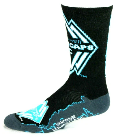 Vancouver Whitecaps Black City Lights Crew Socks *Imperfect* Cover