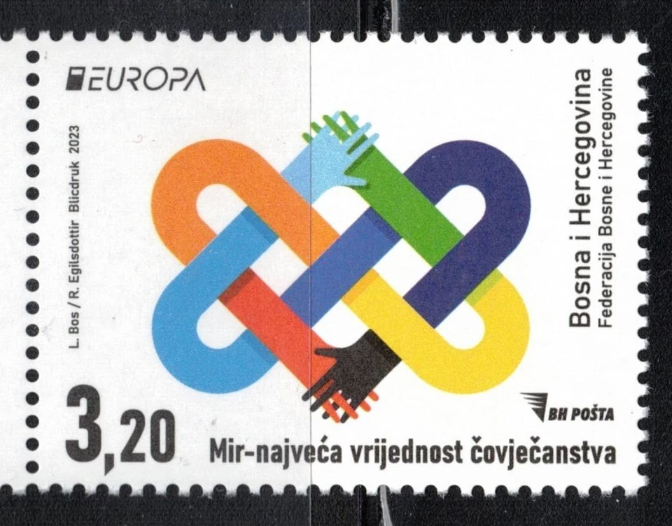 2023 Bosnia (Sarajevo) Europa CEPT Peace MNH - Image 1 of 1
